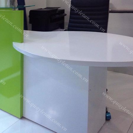 Quầy Lễ Tân Lệch Sơn QLTL S12